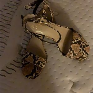 Snake Print Mix No. 6 Wedges